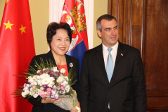 1. avgust 2023. Predsednik Narodne skupštine i ambasadorka Narodne Republike Kine u Srbiji 
